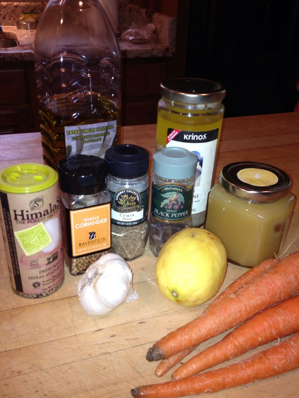 Gather your ingredients.