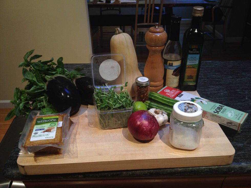 Gather your ingredients.