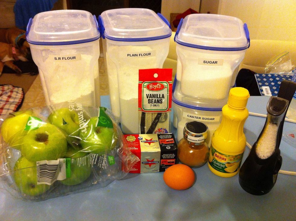 Gather your ingredients.
