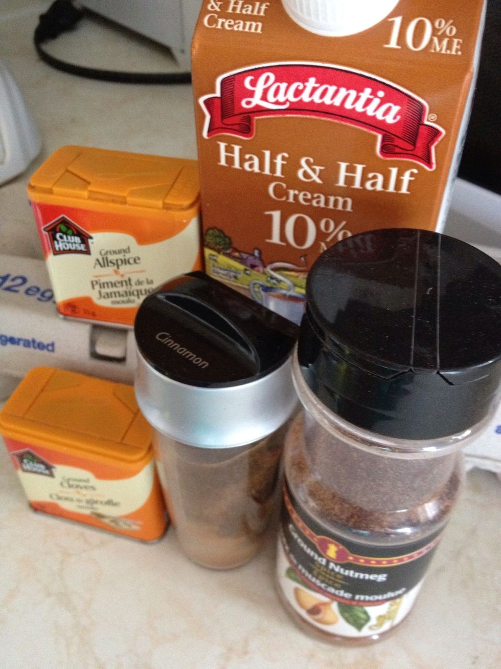 Gather your ingredients.