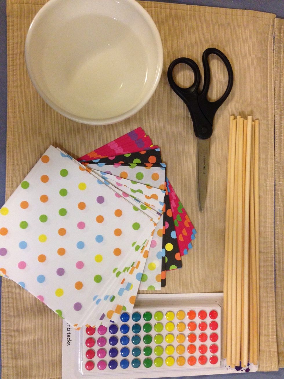 Gather your materials.