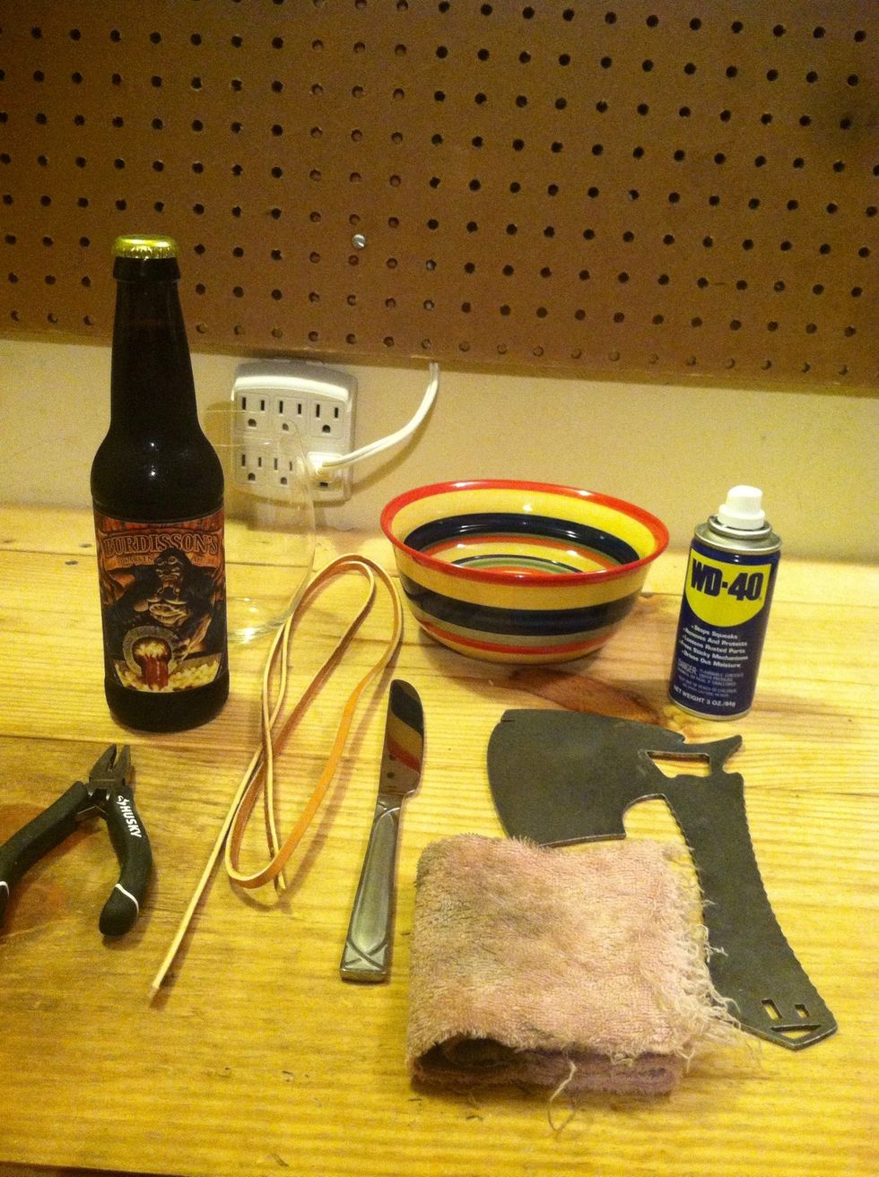Gather your materials.