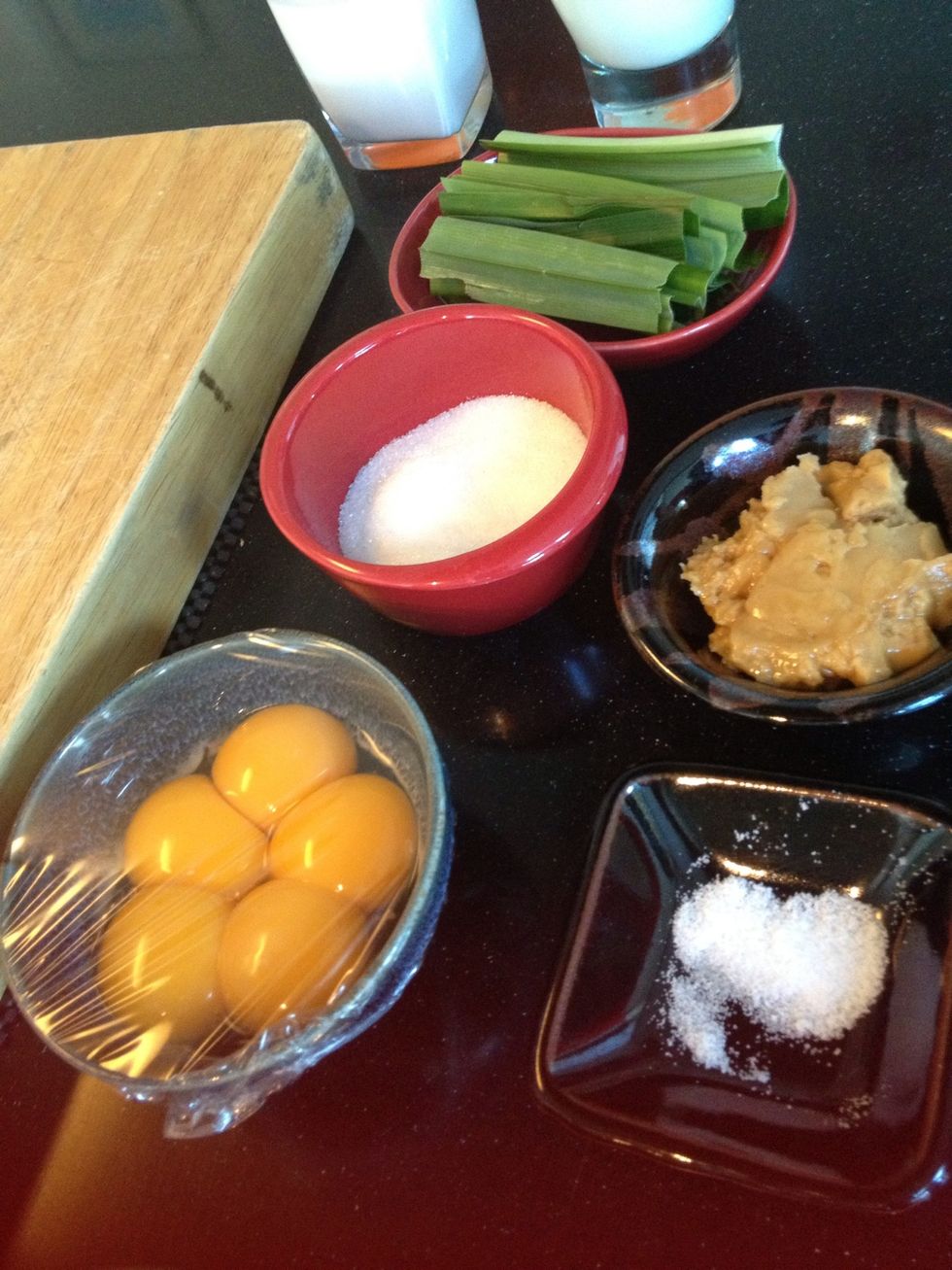 Gather your other ingredients.