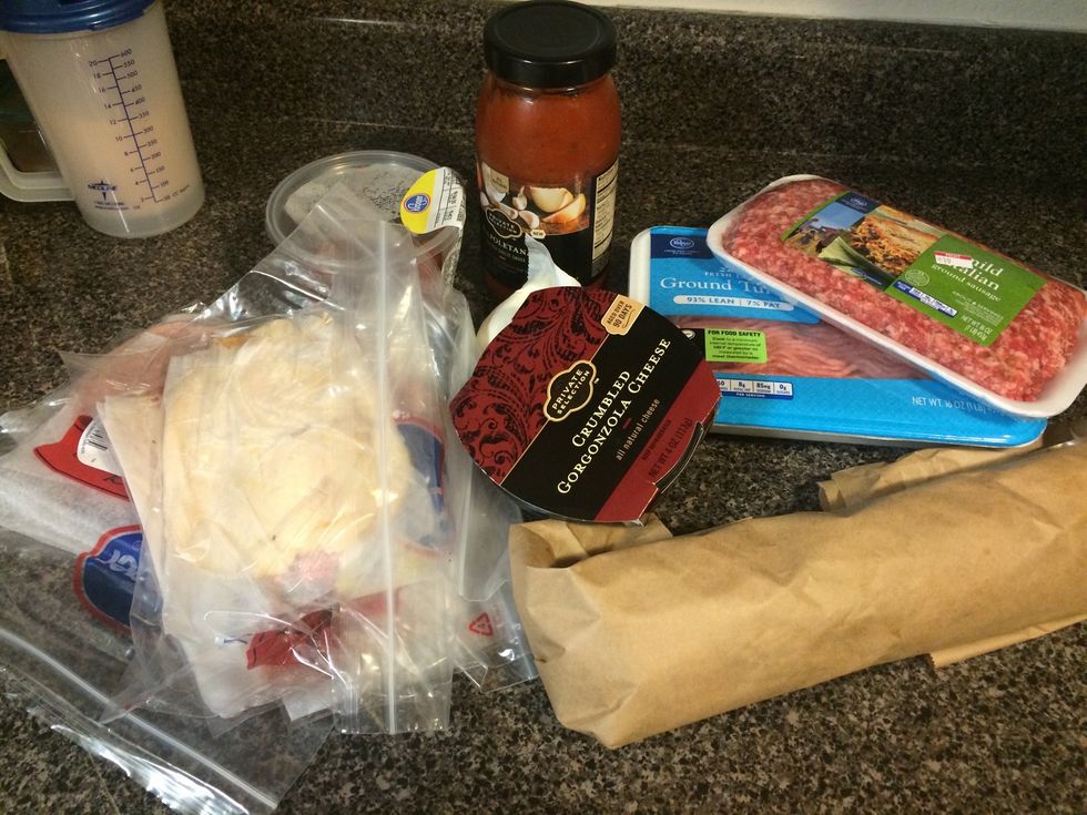 Gather your stuff. This isn't everything. Check the supplies tab for everything I used but feel free to mix it up, that's the fun part!