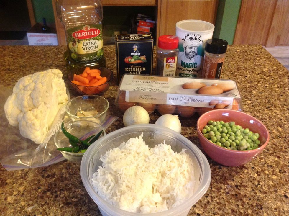 Gather your supplies. Amounts listed are just estimates; add more or less according to your taste.