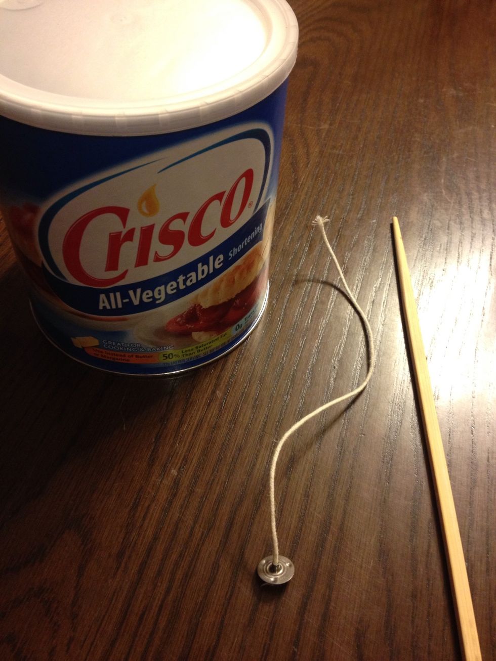 How to make a 45 day emergency candle out of crisco B+C Guides