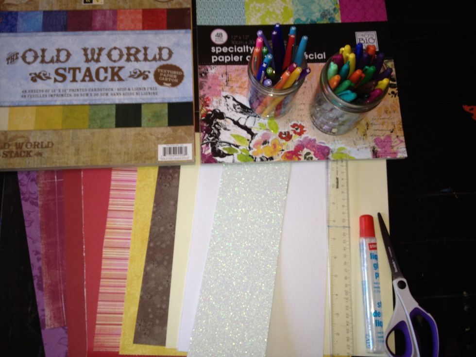gather your supplies! are you ready to make a personal and thoughtful birthday card??