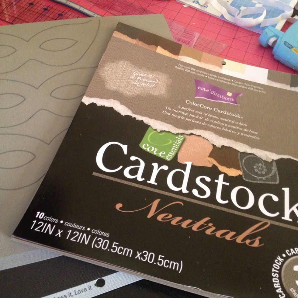 Gather your supplies. For the mask template I just searched the internet for free Mardi Gras Mask Tempate. You can choose one to your liking. Print it out directly onto card stock