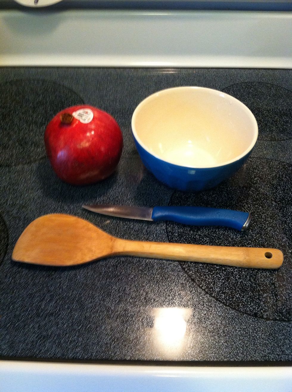 Gather your supplies. I find a large wooden spoon works best.