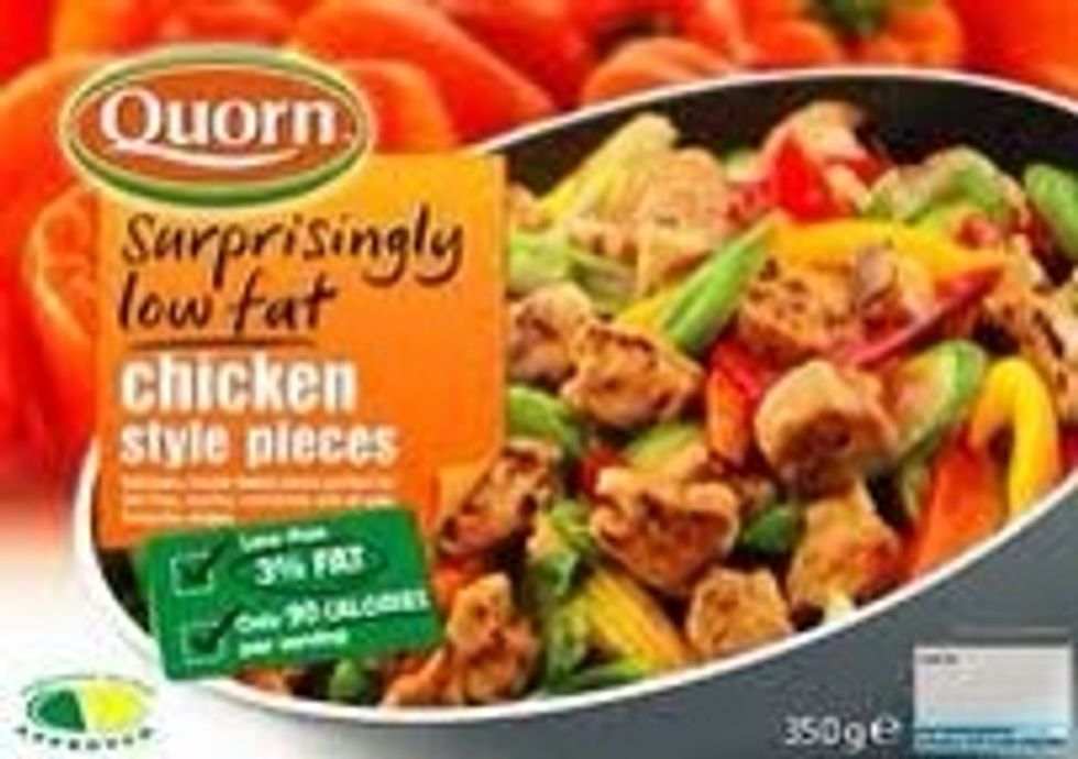 Gather your supplies- I used these chicken style soy pieces