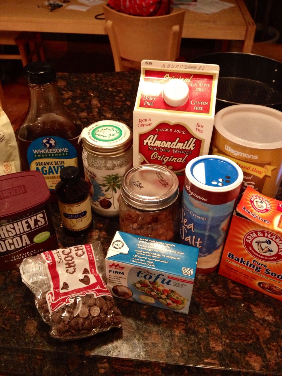 Gather your supplies! Preheat your oven to 350 degrees...