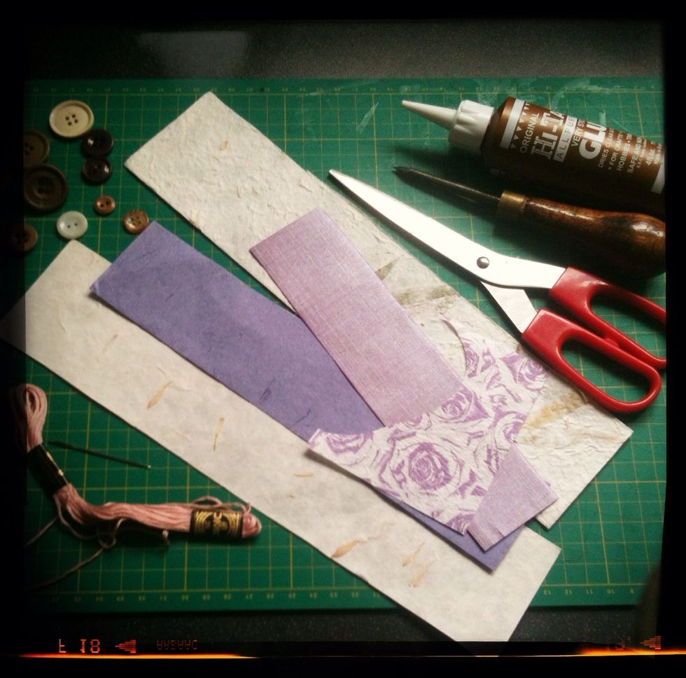 Gather your supplies together.