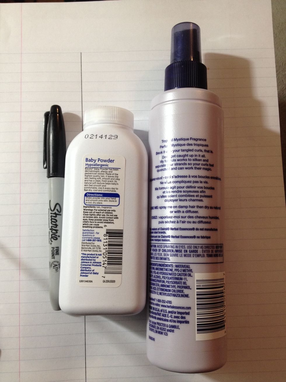 Gather your supplies.