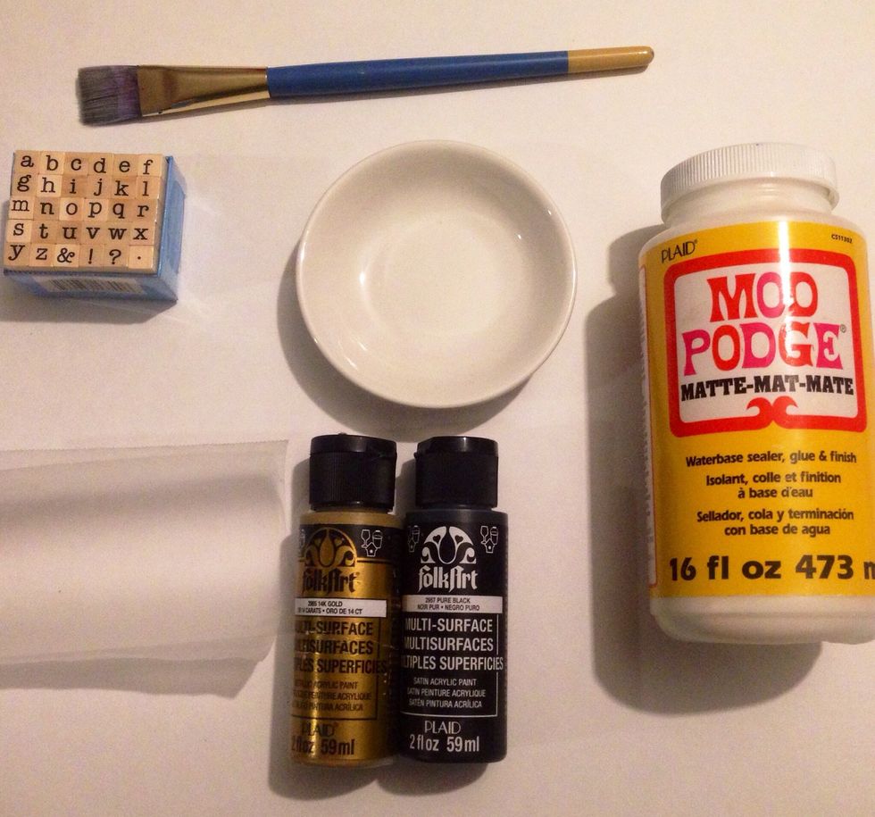 Gather your supplies.