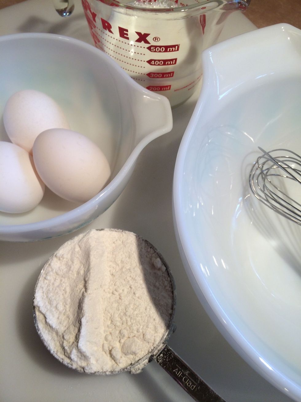 Gathered ingredients.