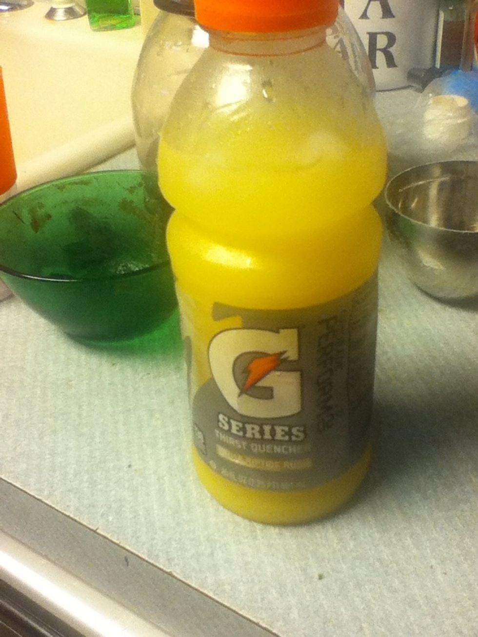 Gatorade bottles are a great way to hide your drinking... Just a little extra advice for ya ;)