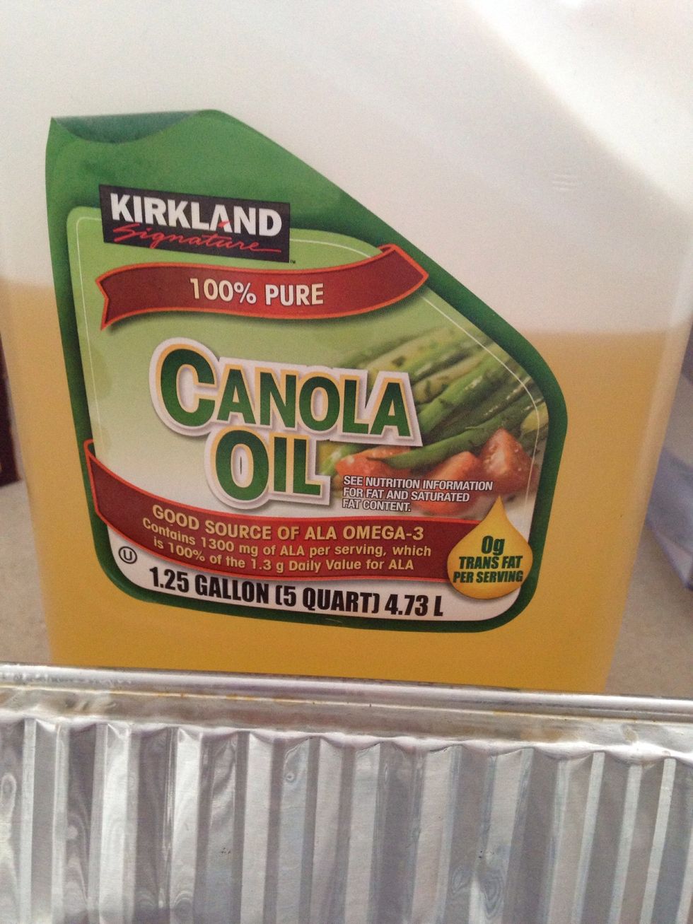 Geese the tray with oil of your choice