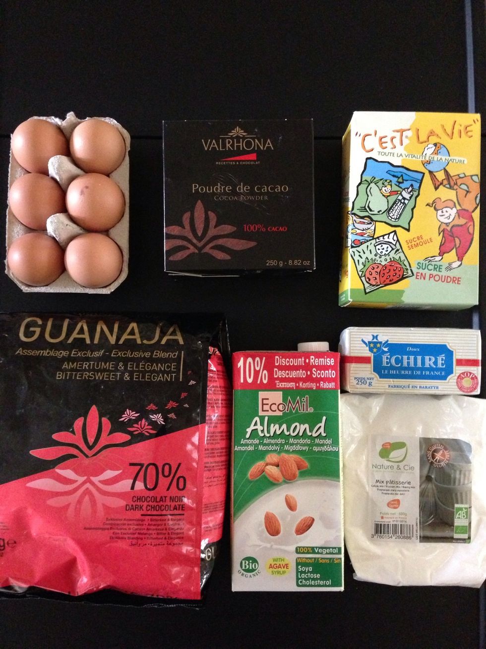 General view of main ingredients I use.