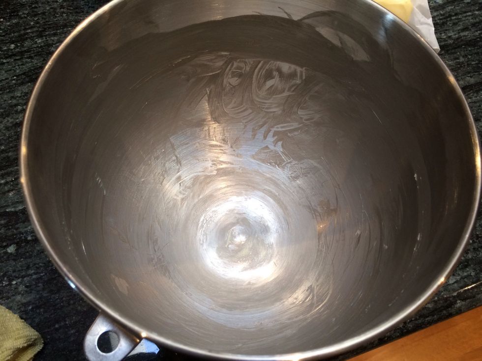 Generously butter a large bowl.