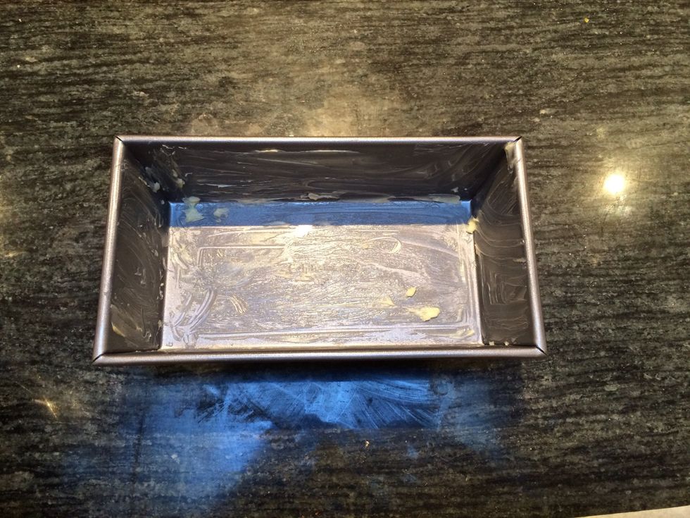 Generously butter three 9 by 5 by 2 3/4 inch loaf pans.