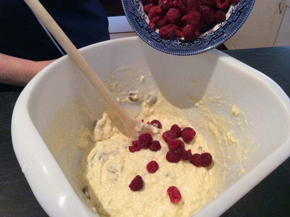 Gently Fold In Raspberries