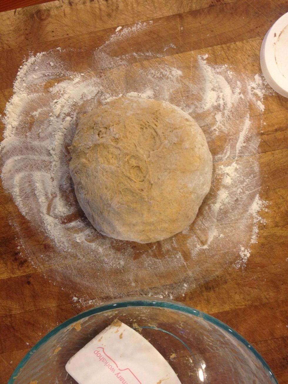 Gently form a loaf on a floured surface. :)