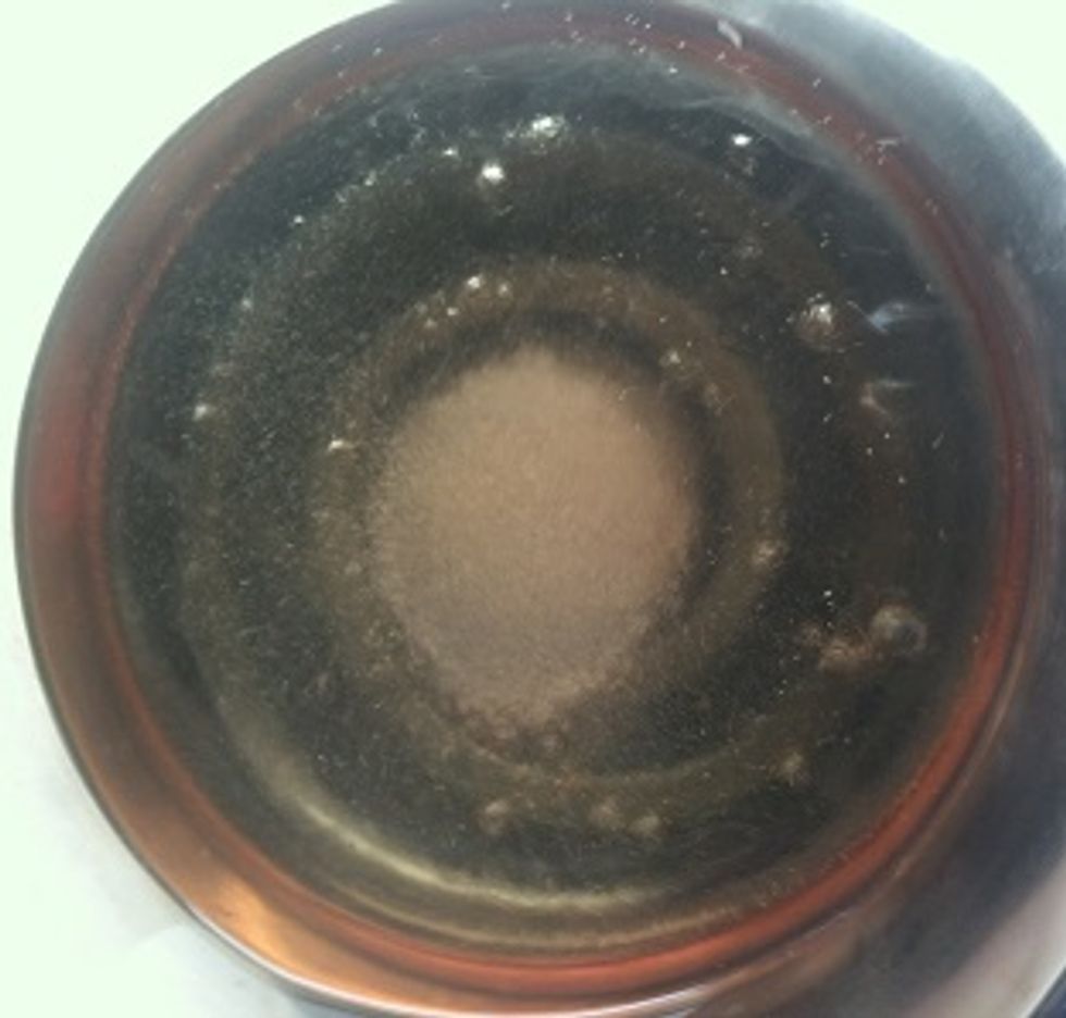 Gently heat the mixture so that the sugar slowly dissolves.