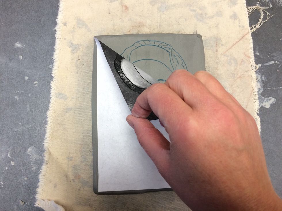 Gently peel your photo off.