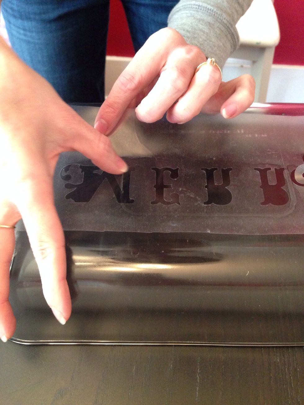 Gently rub down all the cut edges.