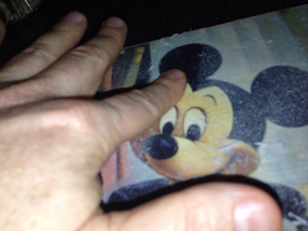 Gently rub the paper away, gently misting if needed. The paper needs to be slightly wet to be removed, your fingers will be the best tool at this delicate step. Be careful not to rub too hard.