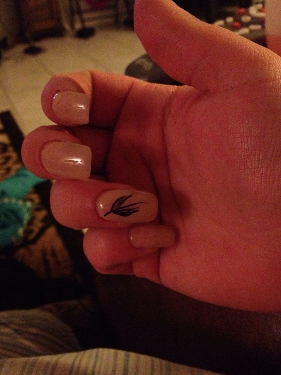 Gently use the base lines to start lightly moving upward in a light brushing motion. This may take a few attempts.