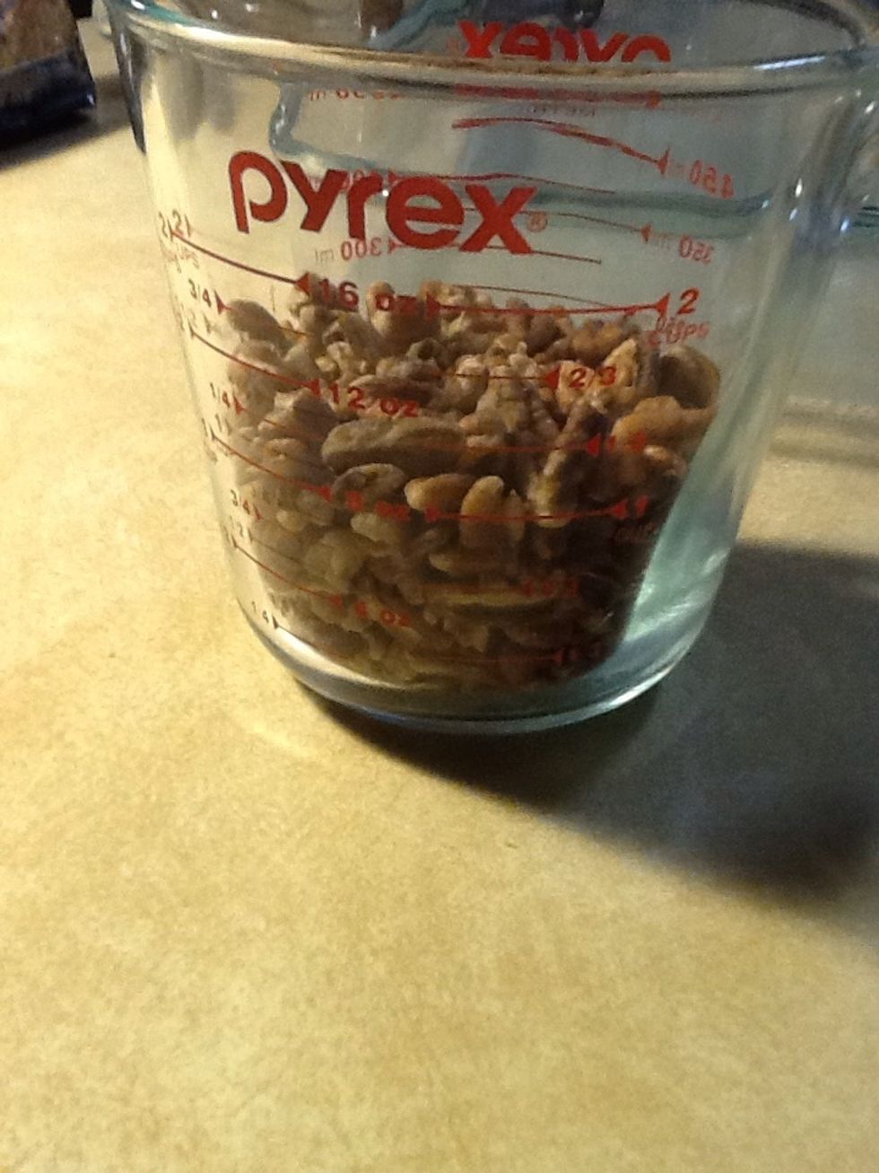 Get 1 cup of pecans