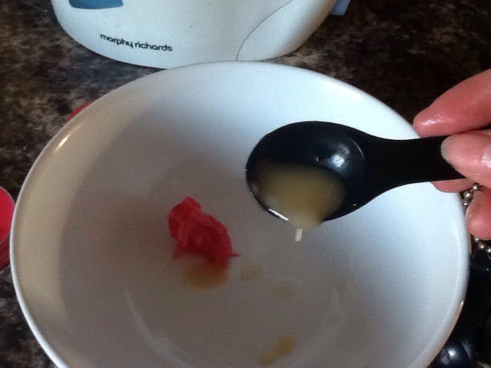 Get 1 tablespoon of honey