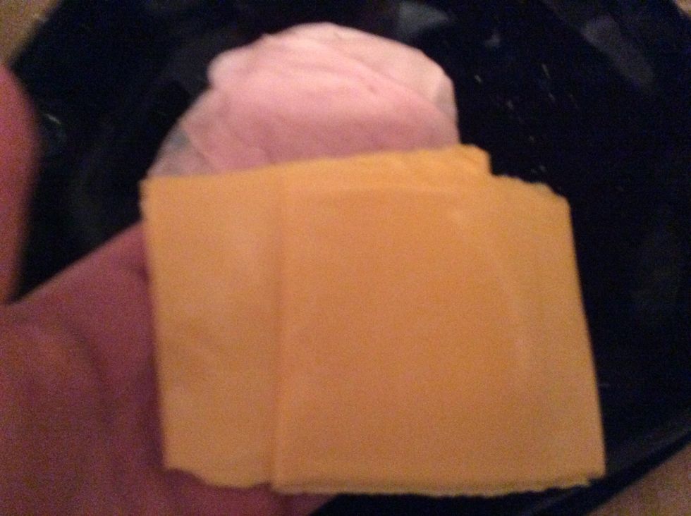 Get 2 slices of cheese