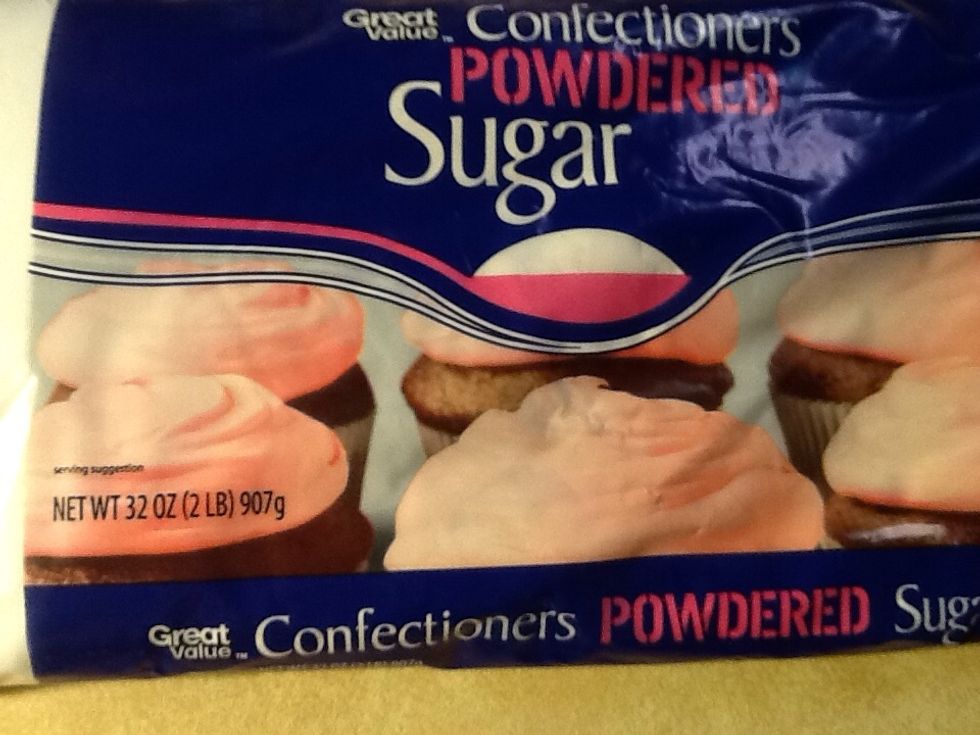 Get 2pounds of pouder sugar
