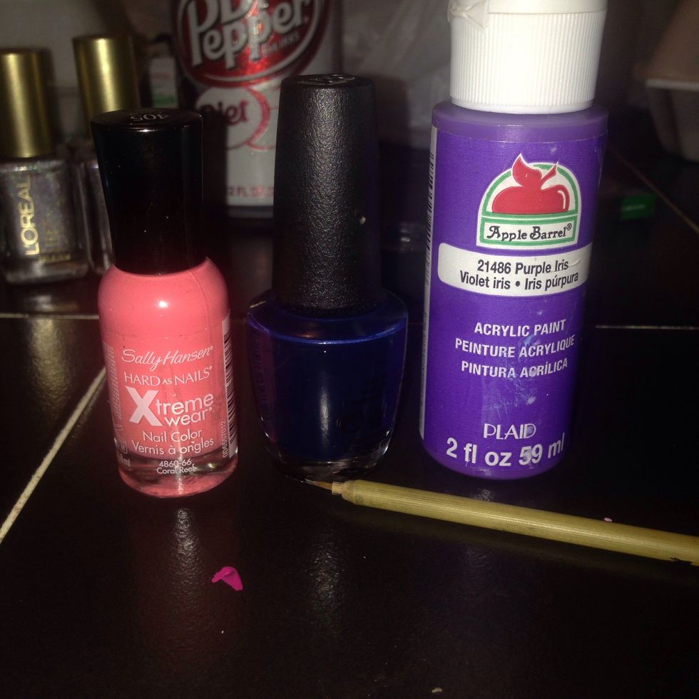 Get 3 polishes to compliment the green base