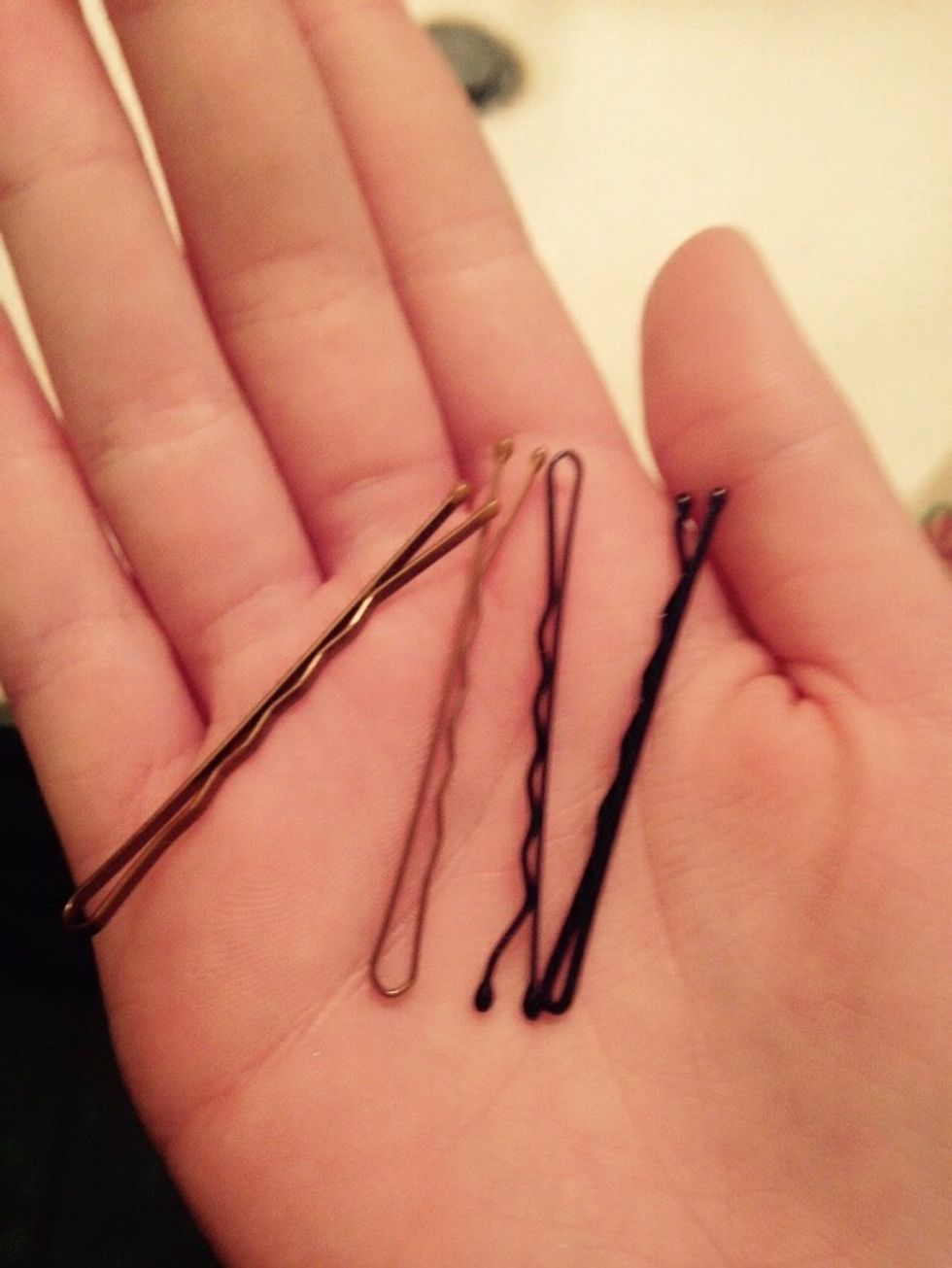 Get 4-5 bobby pins
