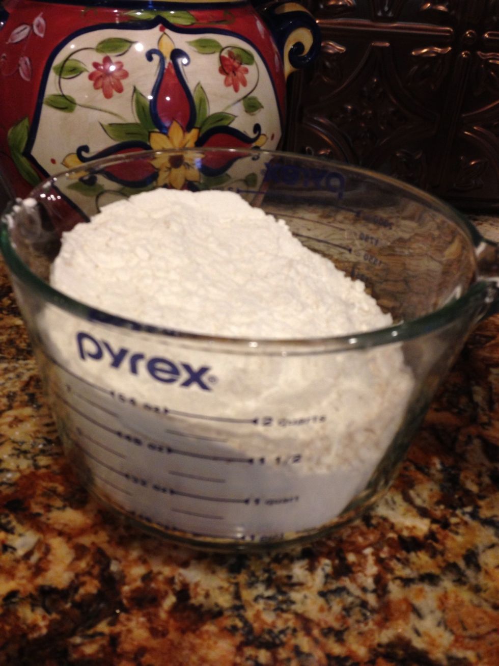 Get 8 cups of flour ready!