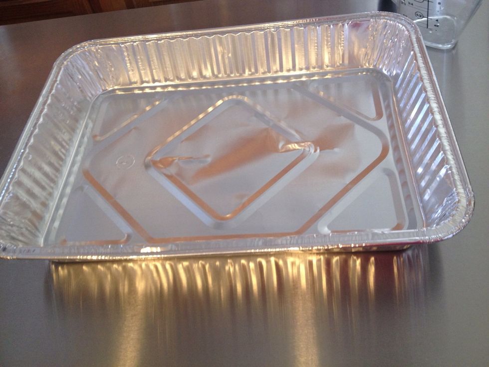 Get a big and deep serving tray.