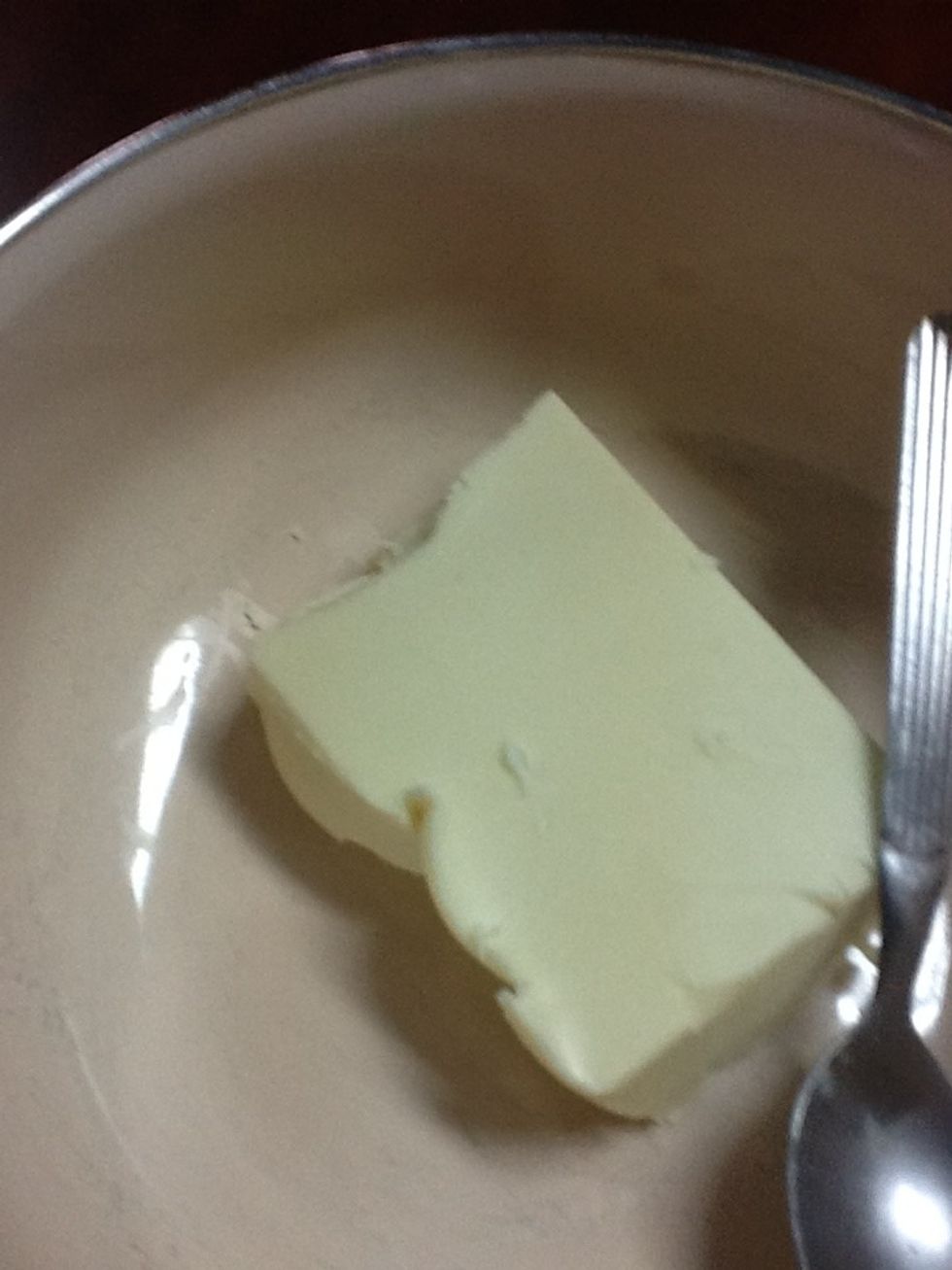 Get a block of chocolate and put it in a metal bowl.