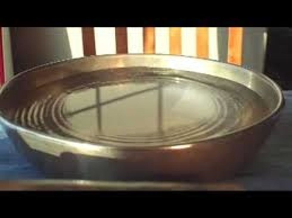 get a bowl of water from your kitchen and fill it with water