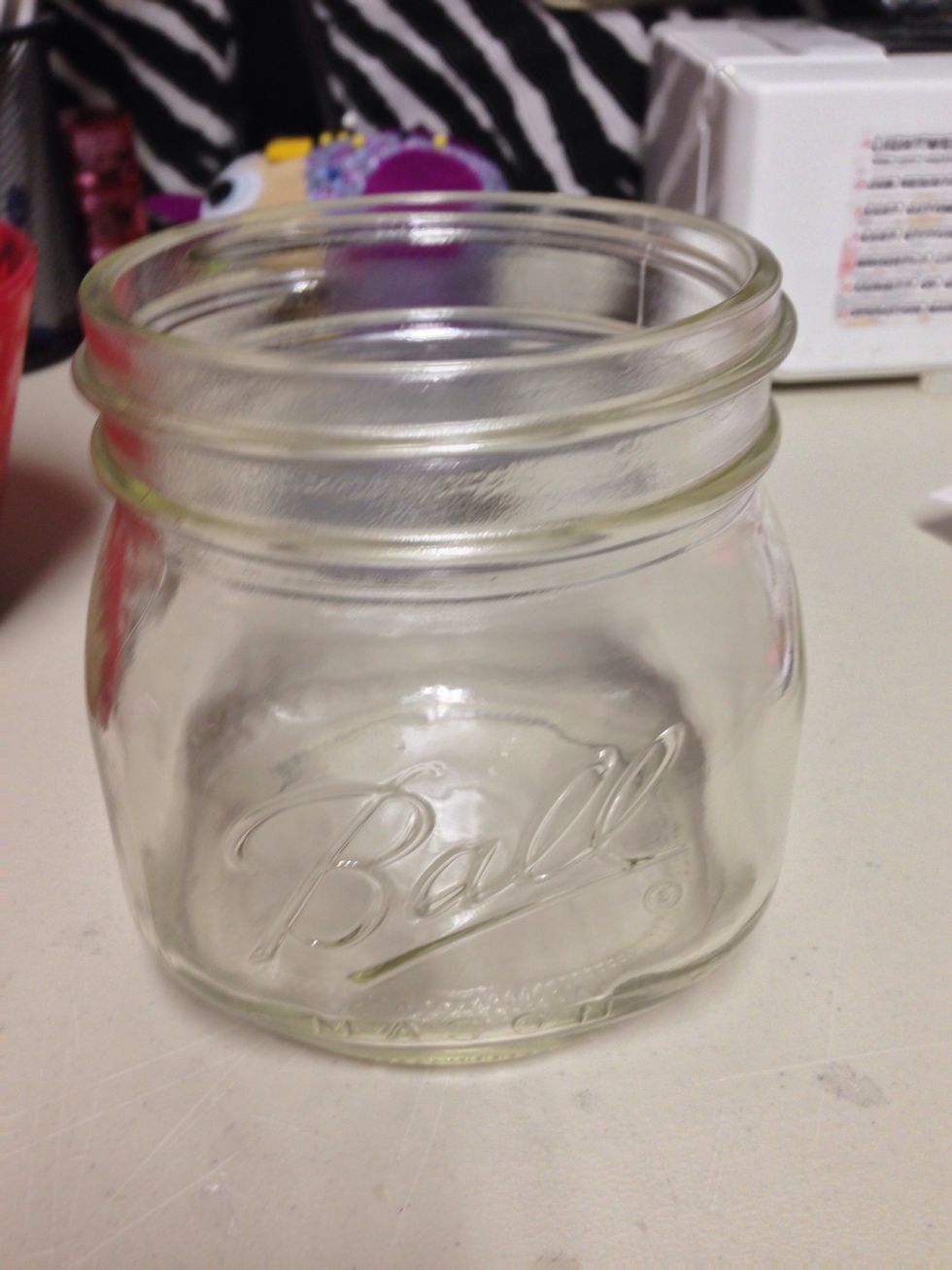 Get a clean glass jar
