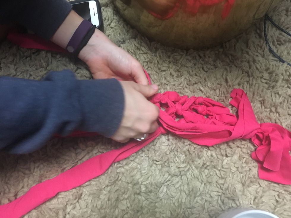 Get a crafty friend to help when you screw up!