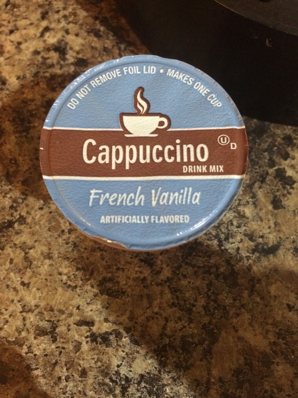 Get a drink mix (coffee, cappuccino, latte whatever you would like!)