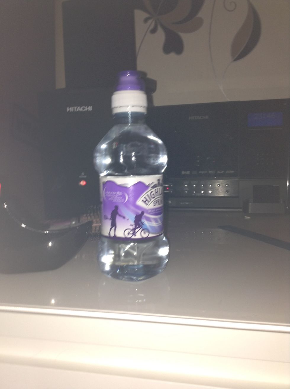 Get a drink to moisture your throat! And also it is in easy reach for in the middle of the night if you want a drink!