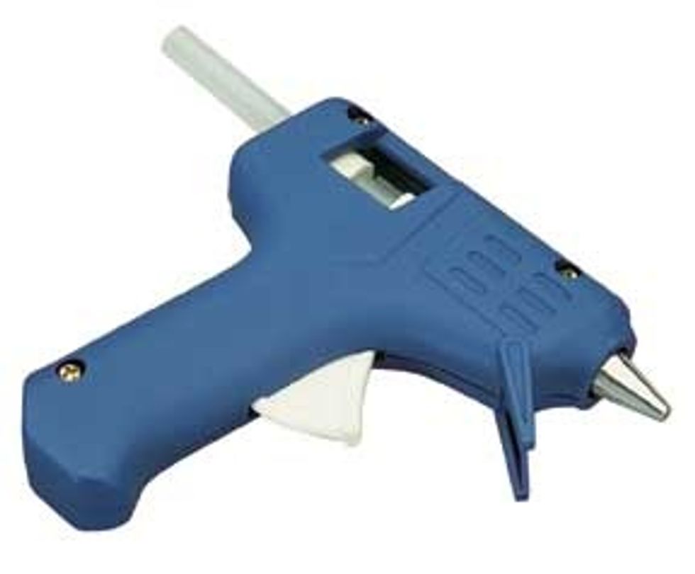 get a glue gun to make it stay together and glue all of the popsickle sticks together