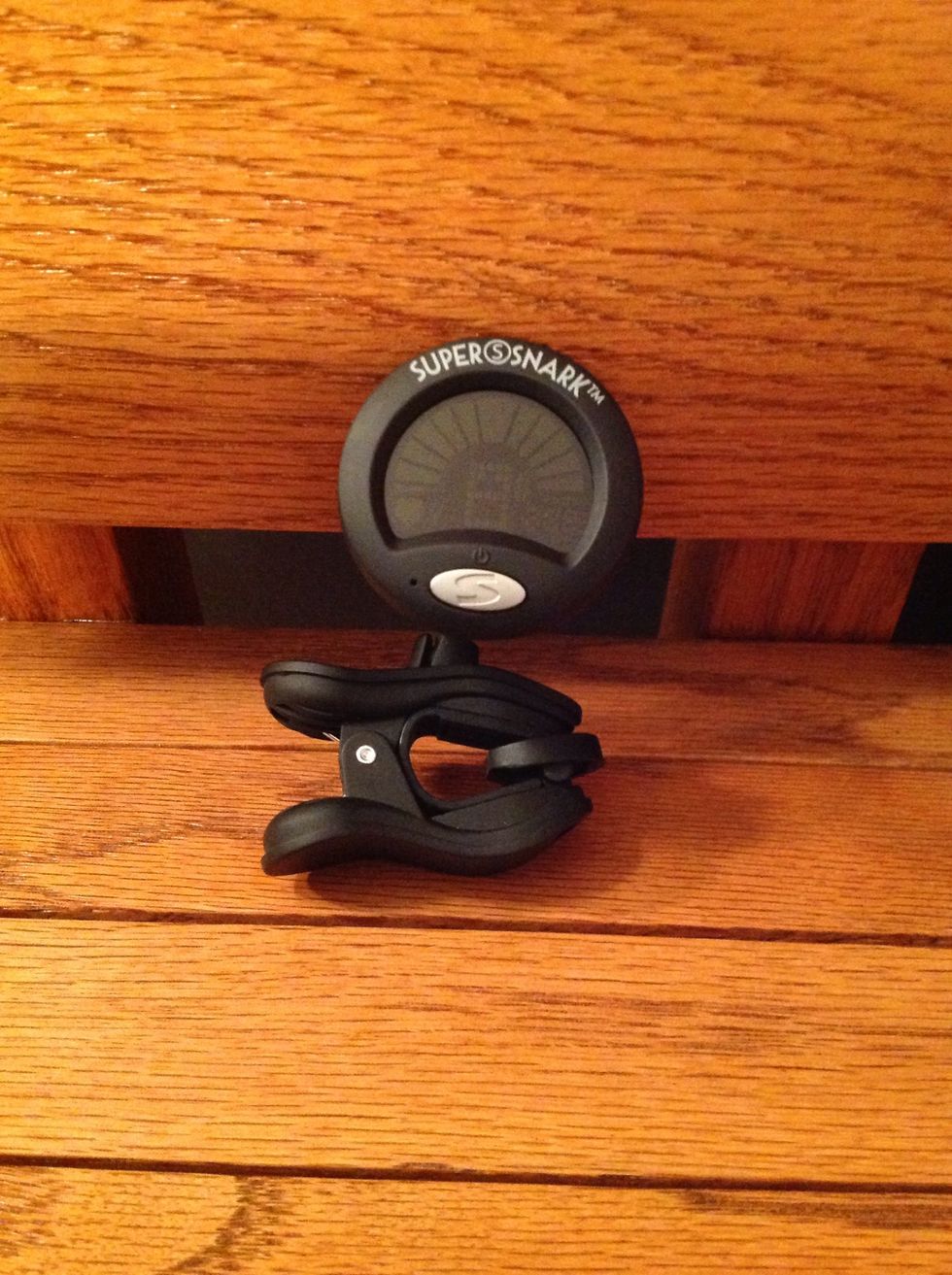 Get a guitar tuner. I have the SuperSnark model.