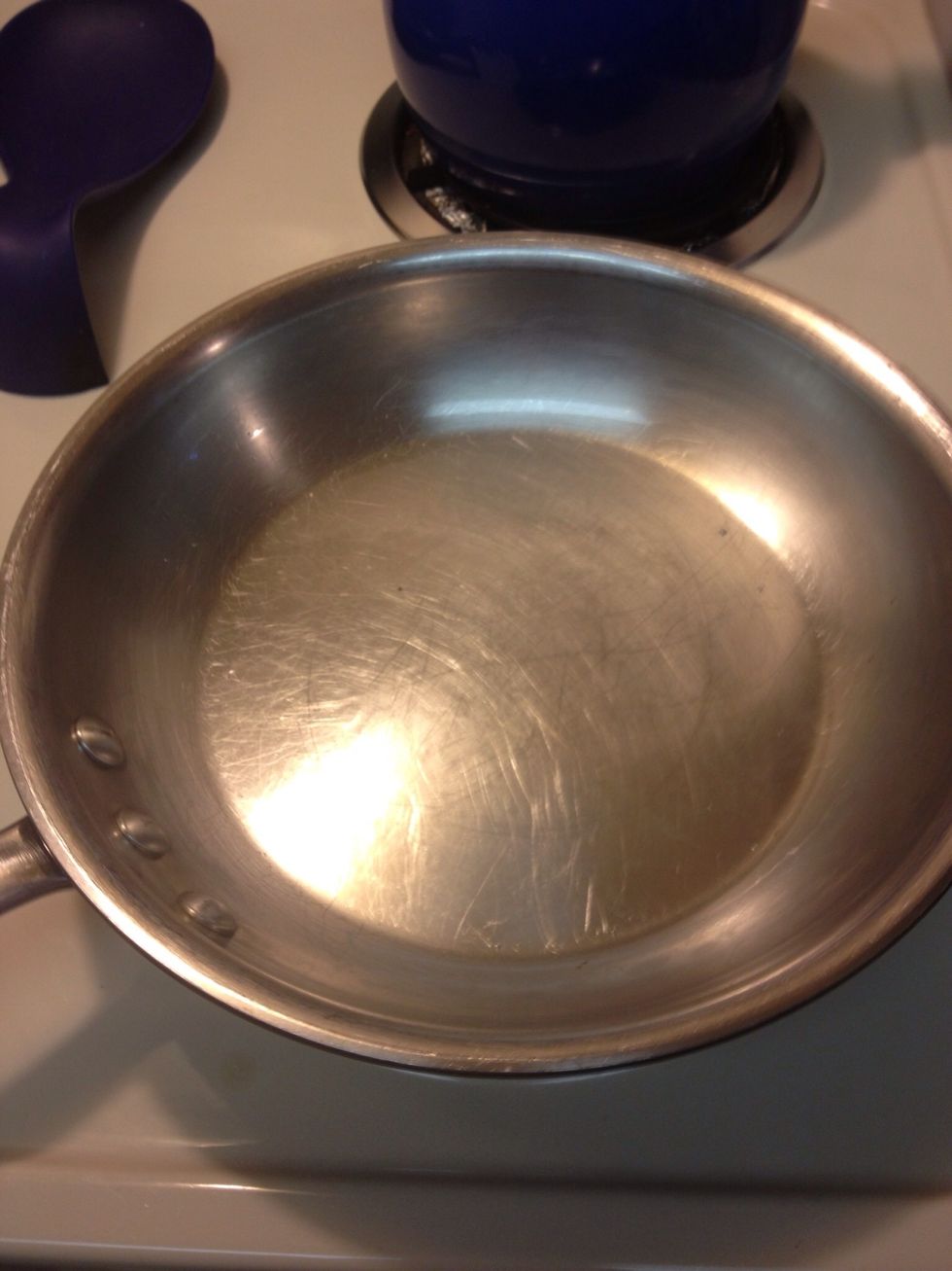 Get a heavy pan warm for 5 minutes then heat up to medium high & add a high heat oil (I used cocunut oil)                                           wait till its almost smoking