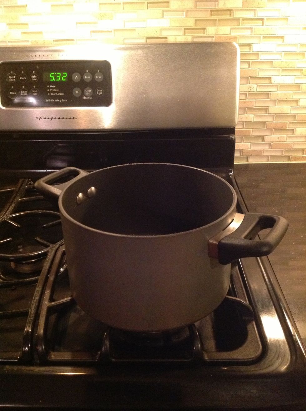Get a large sauce pan.