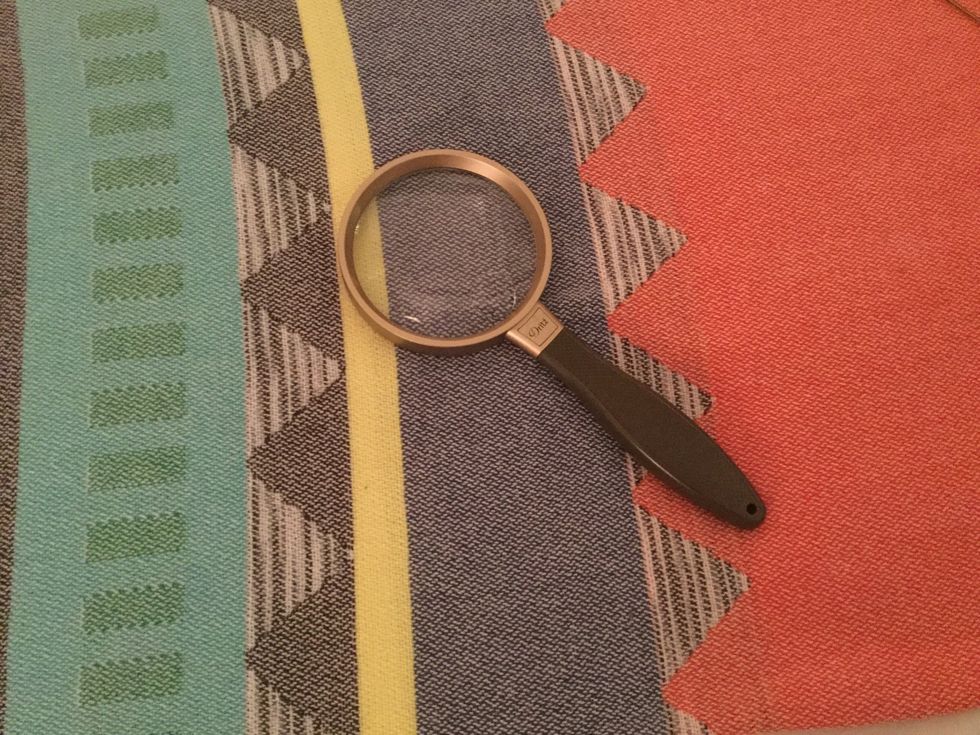 get a magnifying glass, preferably larger